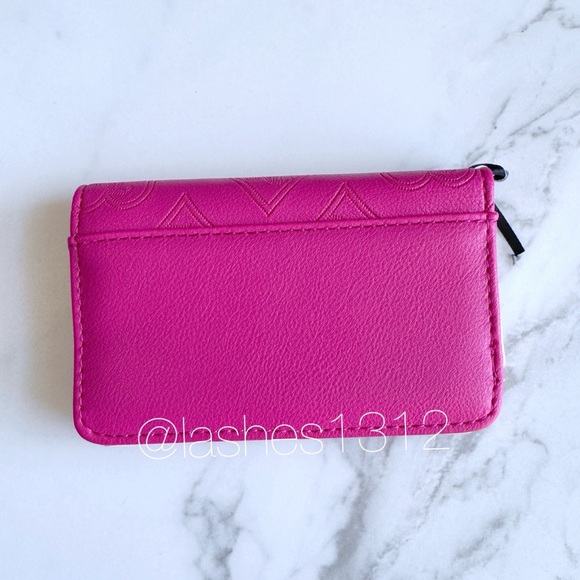 JUICY COUTURE Wallet Short Sweet Bifold Card Case - Hot Pink - Picture 2 of 3